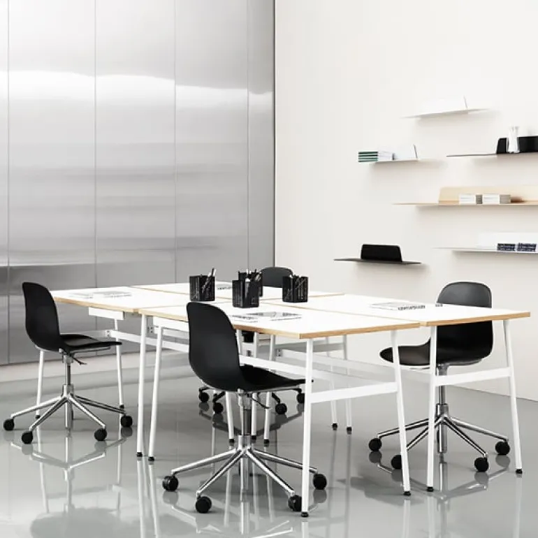 Normann Copenhagen Journal skrivbord, vit