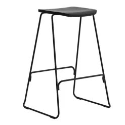 Normann Copenhagen Just Barstool 65 cm, utan ryggstöd, svart