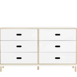 Normann Copenhagen Kabino byrå med 6 lådor, vit