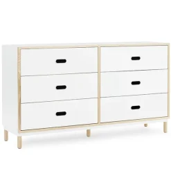 Normann Copenhagen Kabino byrå med 6 lådor, vit