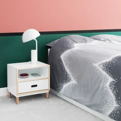 Normann Copenhagen Kabino nattduksbord, vit