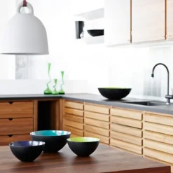 Normann Copenhagen Krenit skål 7,1 l, svart - vit