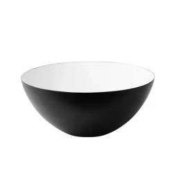 Normann Copenhagen Krenit skål 60 cl, svart - vit