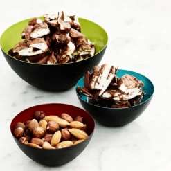 Normann Copenhagen Krenit skål 60 cl, svart - vit