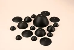 Normann Copenhagen Krenit skål 60 cl, svart - vit