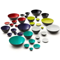 Normann Copenhagen Krenit skål 30 cl, svart - vit