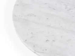 Normann Copenhagen Lunar soffbord, 70 cm, aluminium - vit marmor