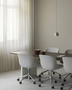 Normann Copenhagen Panel bord, 90 x 250 cm, kräm - mörkbrunt