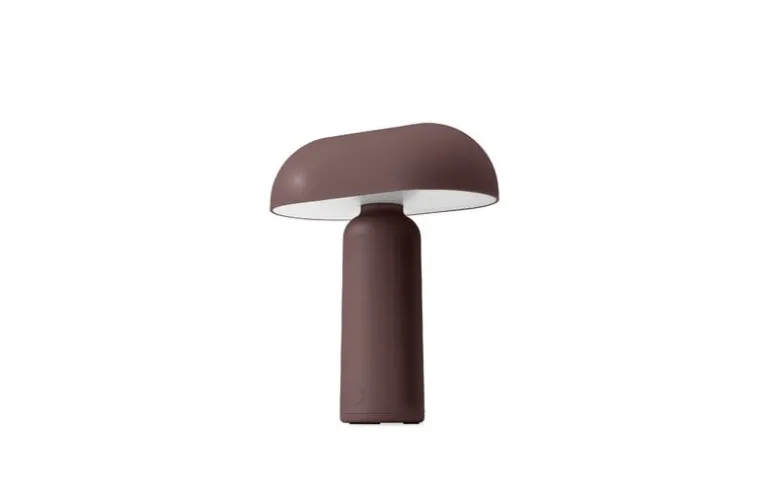 Normann Copenhagen Porta bärbar bordslampa, brun