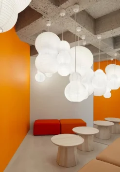 Normann Copenhagen Puff Bubble lampskärm, vit