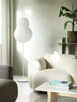 Normann Copenhagen Puff Bubble golvlampa, vit