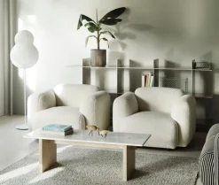 Normann Copenhagen Puff Bubble golvlampa, vit