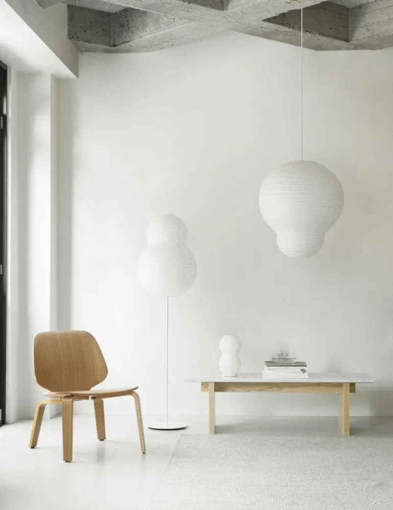 Normann Copenhagen Puff Twist bordslampa, vit