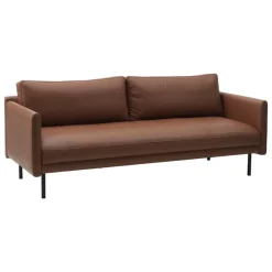 Normann Copenhagen Rar soffa, 3-sits, konjaksfärgat Omaha Leather
