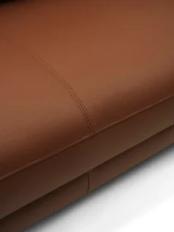 Normann Copenhagen Rar soffa, 3-sits, konjaksfärgat Omaha Leather