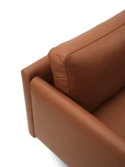 Normann Copenhagen Rar soffa, 3-sits, konjaksfärgat Omaha Leather