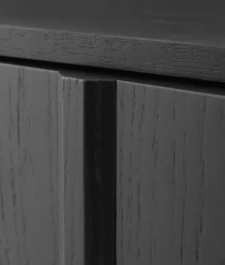 Normann Copenhagen Rib sideboard, 159 cm, mjukt svart