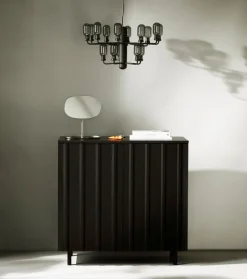 Normann Copenhagen Rib skåp, 98,5 cm, mjukt svart