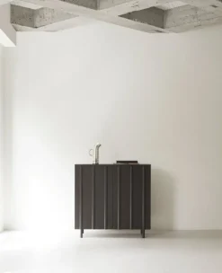 Normann Copenhagen Rib skåp, 98,5 cm, mjukt svart