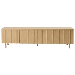 Normann Copenhagen Rib skänk, låg, 175 cm, ek