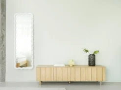 Normann Copenhagen Rib skänk, låg, 175 cm, ek