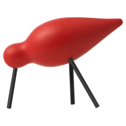 Normann Copenhagen Shorebird, medium, röd - svart