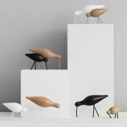 Normann Copenhagen Shorebird, liten, vit