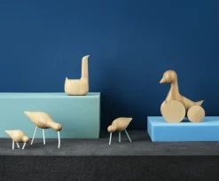 Normann Copenhagen Shorebird, stor, vita ben