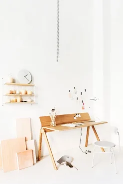 Normann Copenhagen Sopskyffel och kvast, ljusgrå