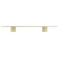 Normann Copenhagen Sten hylla, 120 cm, travertin