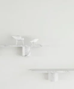 Normann Copenhagen Sten hylla, 120 cm, vit marmor