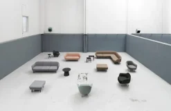 Normann Copenhagen Sum fåtölj, Main Line Flax - svarta ben