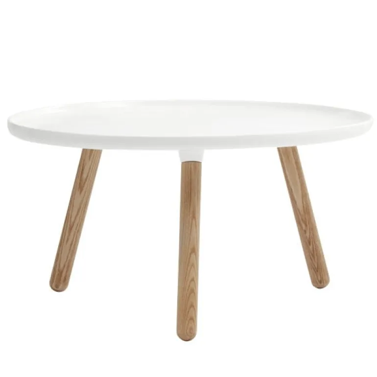 Normann Copenhagen Tablo stort bord, glossy white