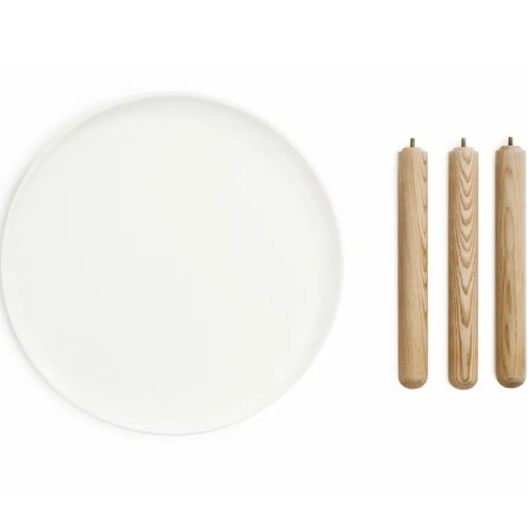 Normann Copenhagen Tablo stort bord, glossy white