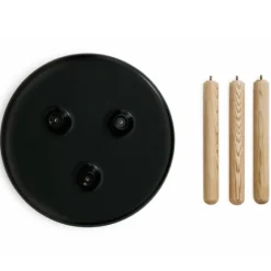 Normann Copenhagen Tablo litet bord, mattsvart