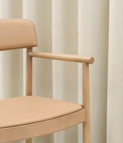 Normann Copenhagen Timb fåtölj, tan - Ultra läder kamel