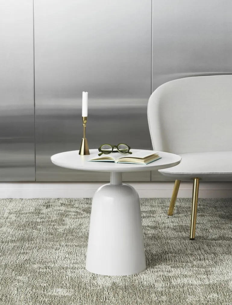 Normann Copenhagen Turn sidobord 55 cm, warm grey