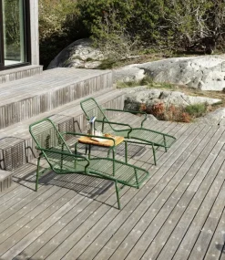 Normann Copenhagen Vig soffbord, 55 x 45 cm, robiniaträ - mörkgrön