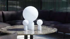 Normann Copenhagen Yo bärbar bordslampa, liten, vit