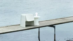 Normann Copenhagen Yo bärbar bordslampa, liten, vit