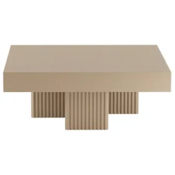 NORR11 Gear Square soffbord, 100 x 100 cm, chai