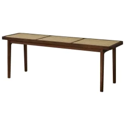 NORR11 Le Roi bänk, mörk rökt ask - rotting