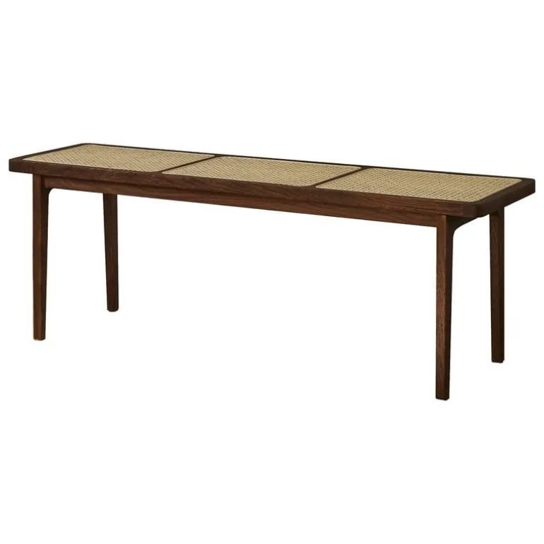 NORR11 Le Roi bänk, mörk rökt ask - rotting