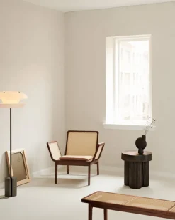 NORR11 Le Roi bänk, mörk rökt ask - rotting