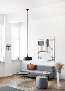 Northern Acorn taklampa, matt svart