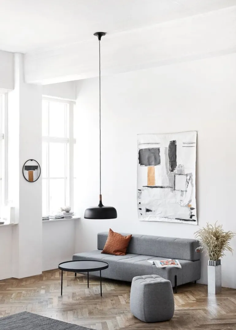 Northern Acorn taklampa, matt svart