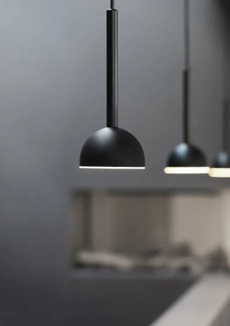 Northern Blush pendellampa, mattsvart