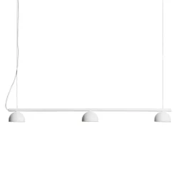 Northern Blush rail 3 pendel, vit matt