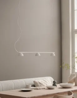 Northern Blush rail 3 pendel, vit matt