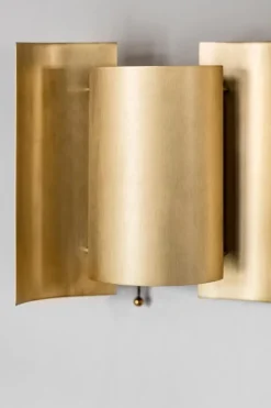 Northern Butterfly vägglampa, mässing